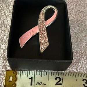 Pink Ribbon Hope Brooch